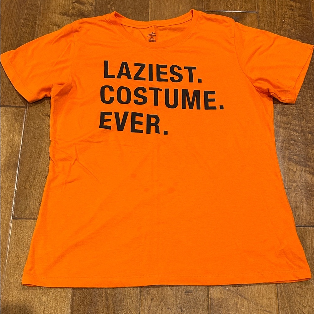 Halloween Orange Graphic T-Shirt